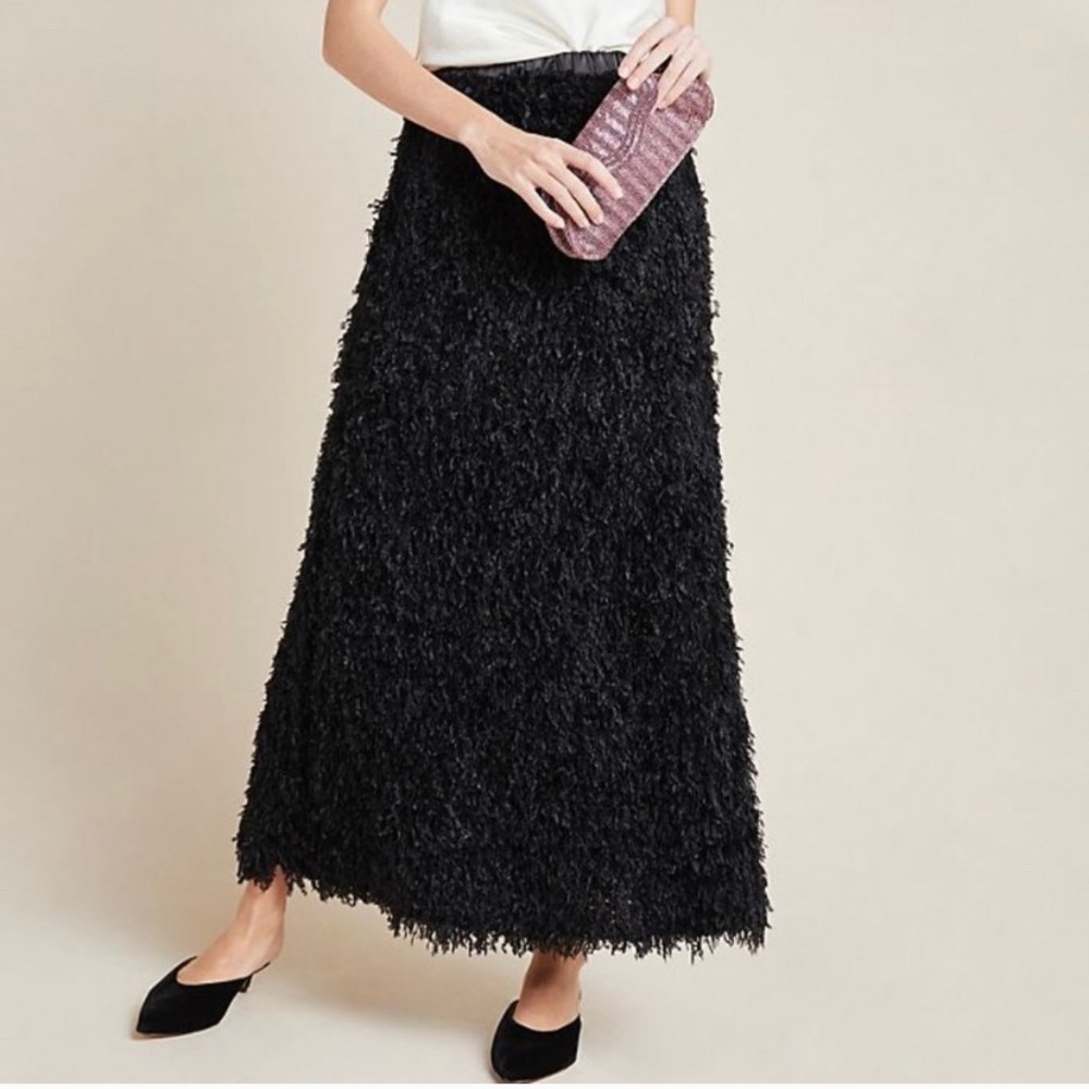 NWT Anthro Sunday in Brooklyn Chantal Feather Maxi